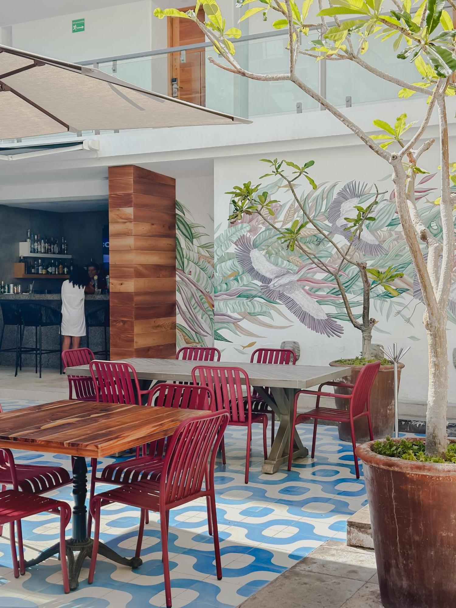 Hotel Catedral La Paz Εξωτερικό φωτογραφία The interior of the restaurant