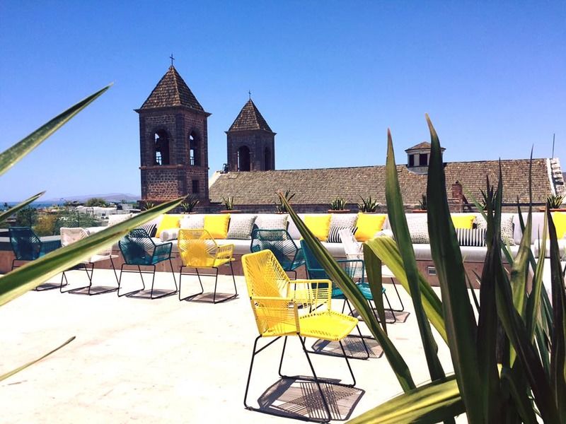 Hotel Catedral La Paz Εξωτερικό φωτογραφία Rooftop of the hotel